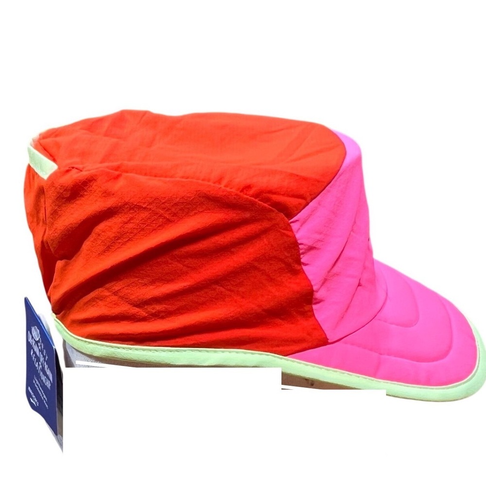 Brooks Lightweight Packable Hat Red Pink‎ Teal Running Athletic NWT - Picture 3 of 11